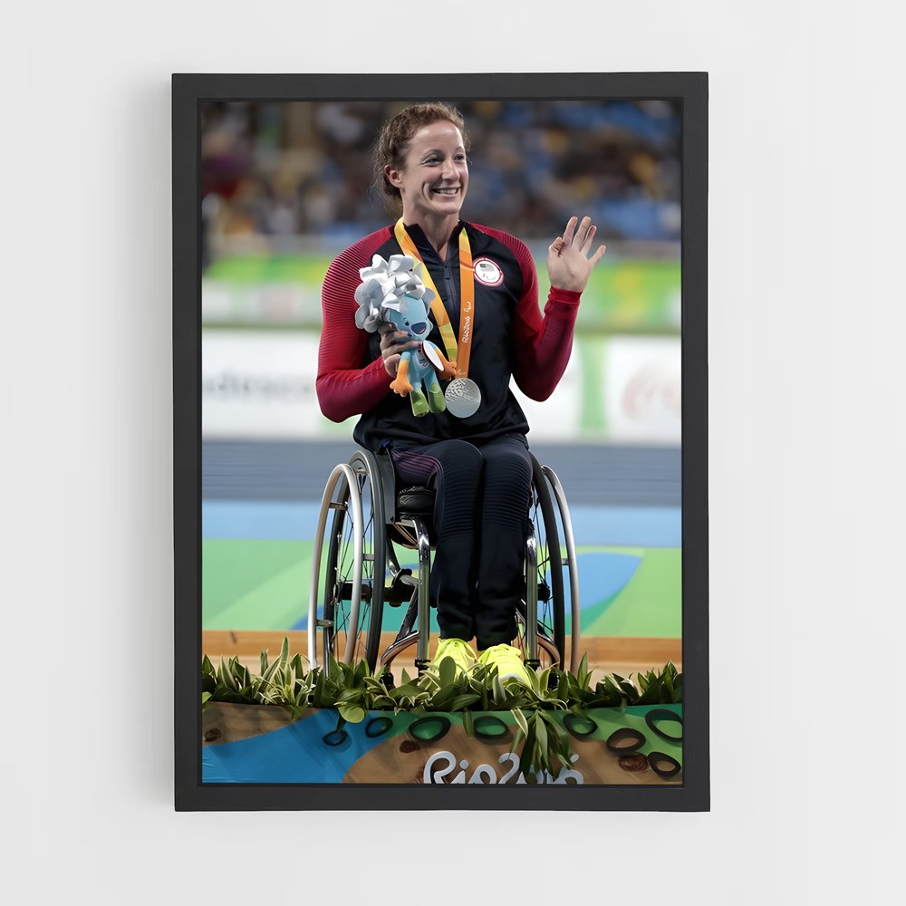 Poster Tatyana en Or – affiche Jeux Olympiques (vue 2)